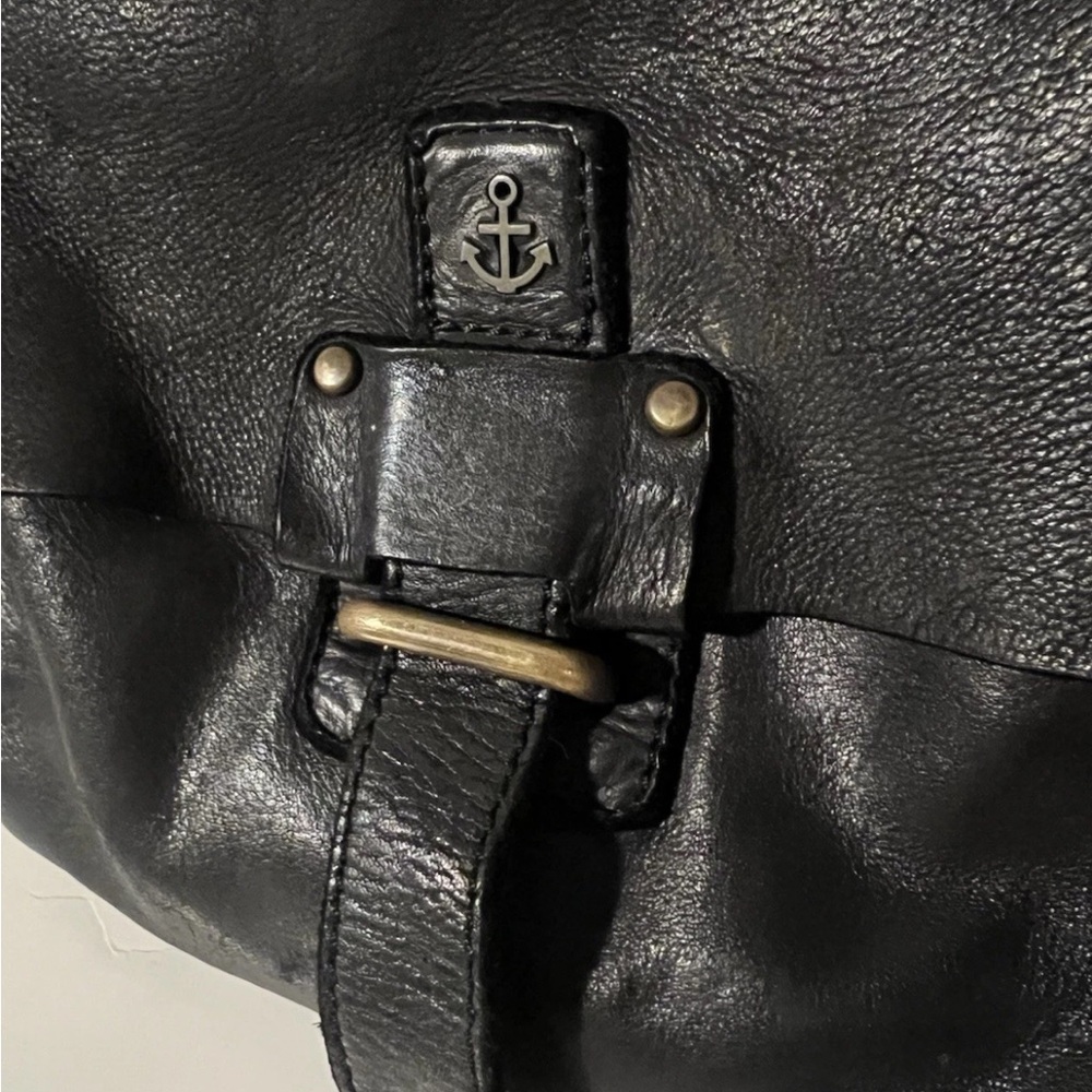 Harbour 2nd Smooth Leather Black “Love Rosi” Multi Compartments Crossbody Bag - Picture 2 of 14